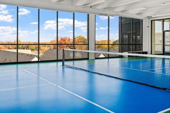 Indoor pickleball court